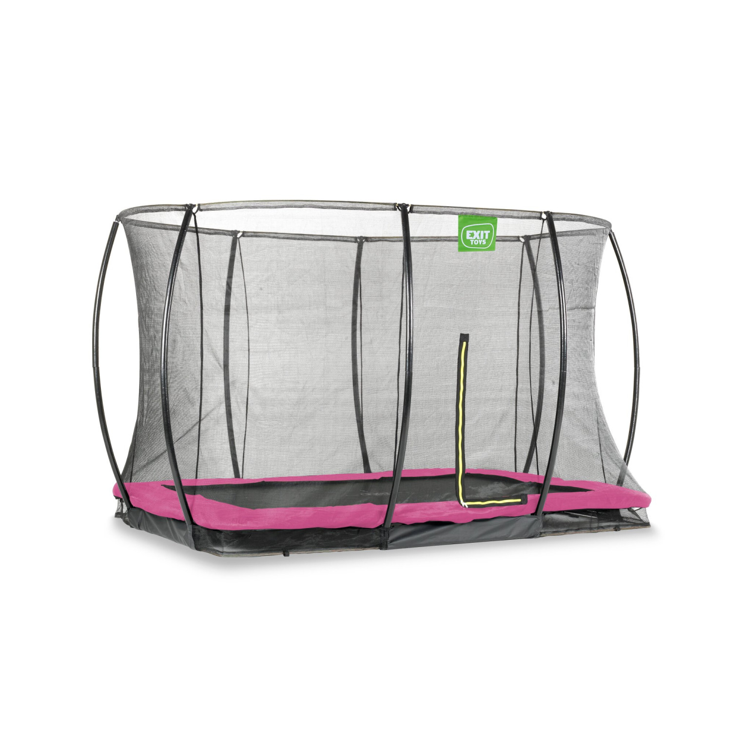 EXIT Silhouette inground trampoline 244x366cm met veiligheid