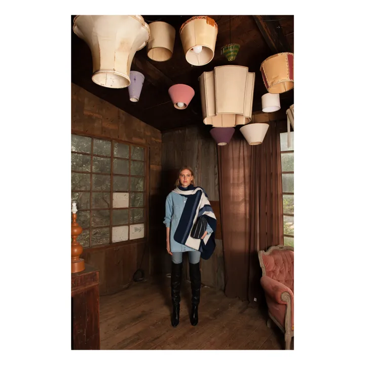 La Méricaine Cape Poncas Laine Recyclée | Bleu marine