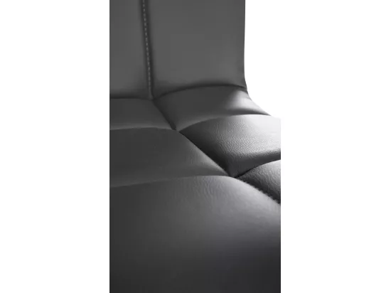Chaise gondole - Similicuir - Noir - Palma V2