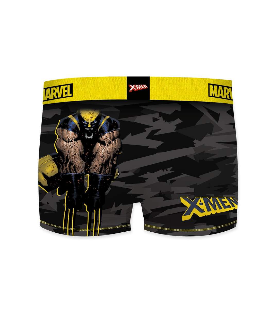 Boxer Homme X-MEN, Caleçon Homme Wolverine, Originale et Confortable (Lot de 4)
