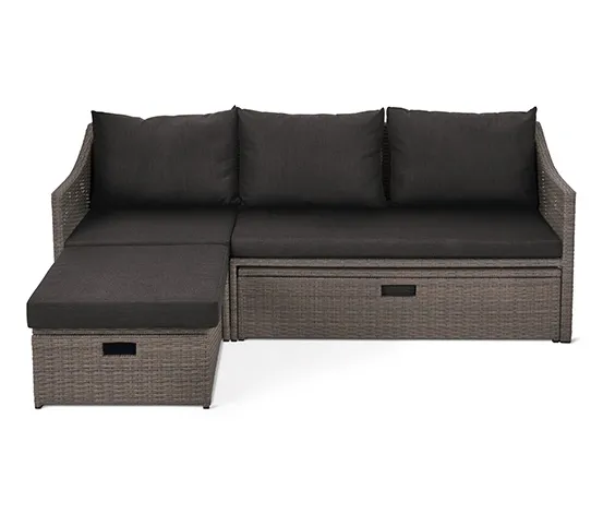 Auszieh-Schlafsofa »Thore« mit Stauraum
