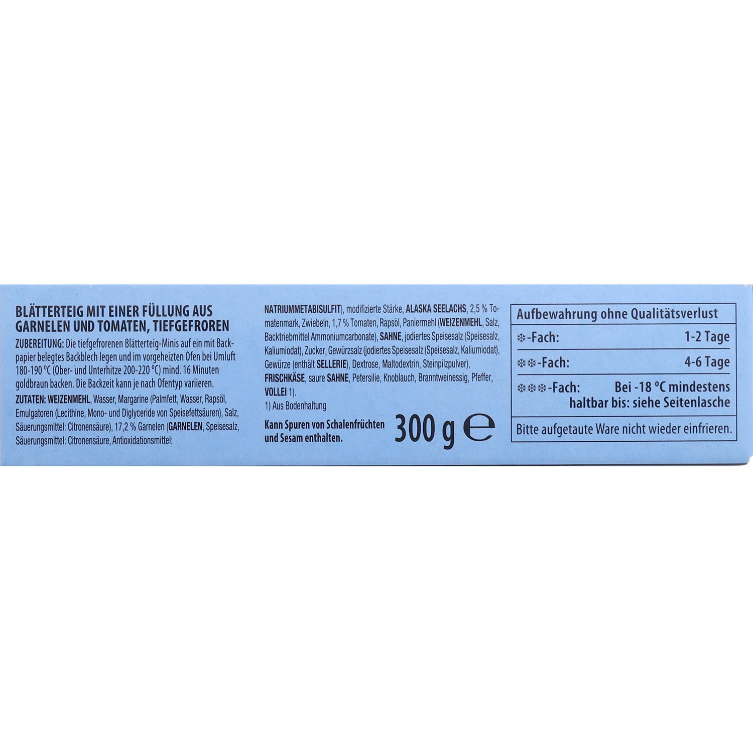 GOURMET FINEST CUISINE Blätterteig-Minis, Garnele 300 g