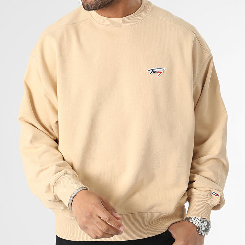 Sweat Crewneck Boxy Signature 6796 Beige