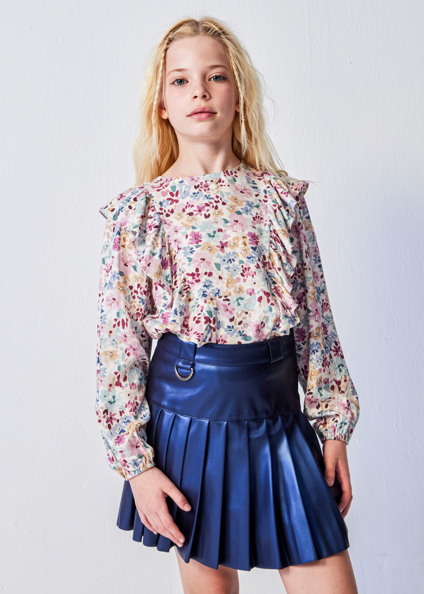 Blusa estampada para meninas