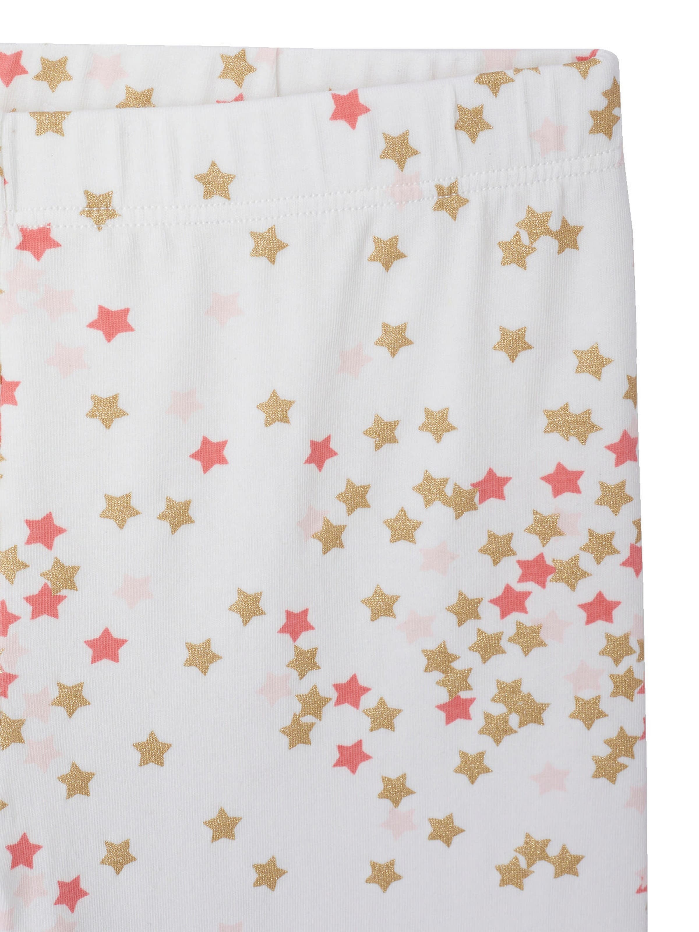 Vertbaudet Mädchen-Set: Nachthemd, Leggings, Einhornmaske rosa