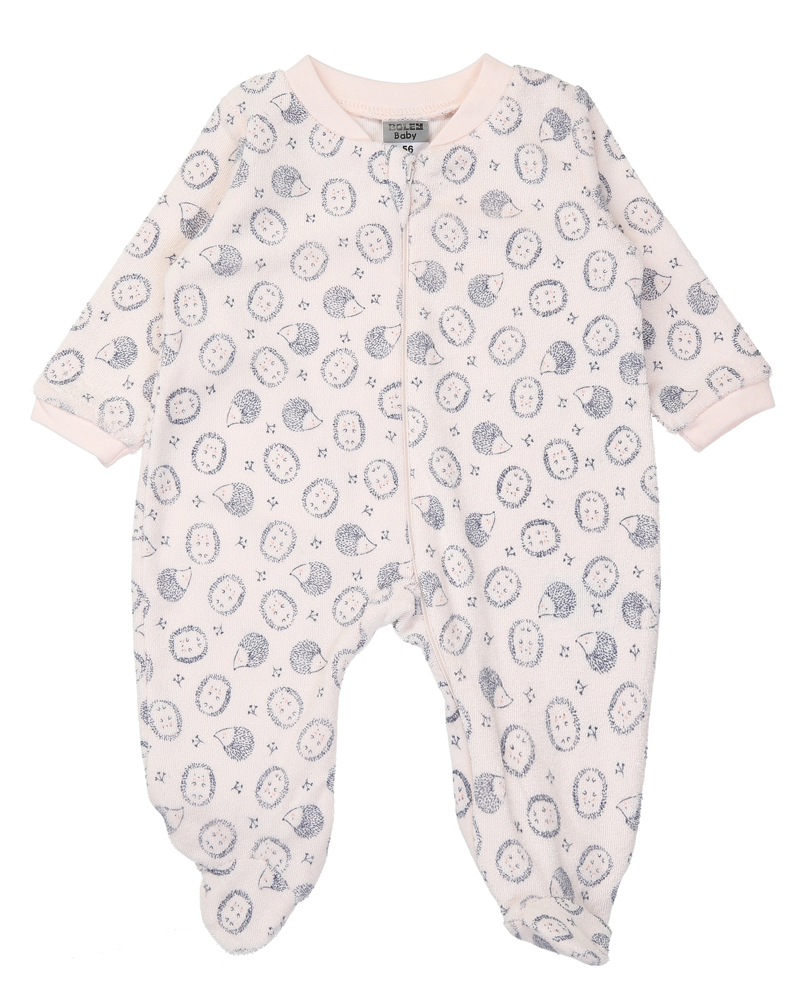Frottee-Schlafanzug IGEL 2er-Pack in rosa