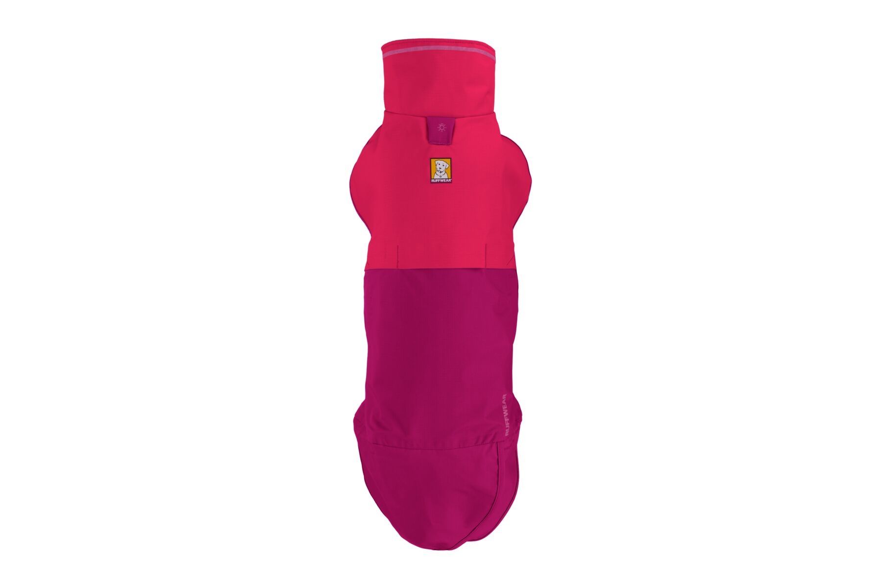 Veste imperméable étanche et coupe-vent sun shower™ avec passage pour la laisse. Couleur: hibiscus pink (rose), taille: l