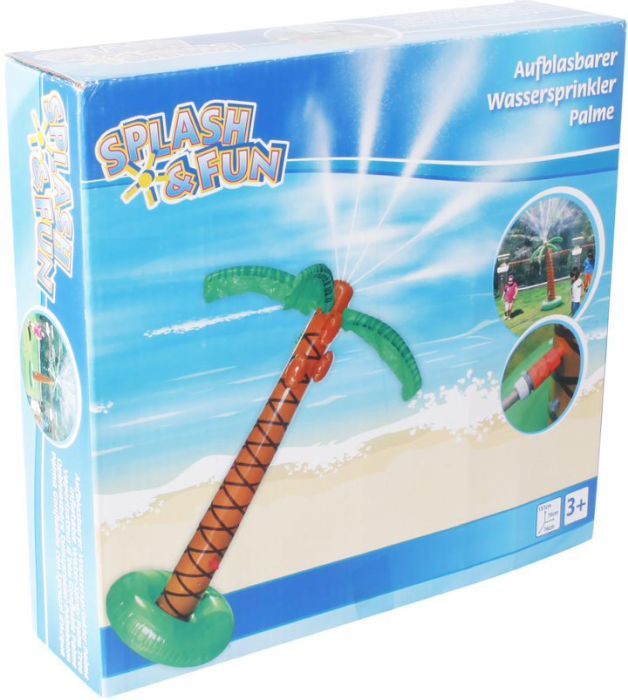 Wassersprinkler PALME (151x76cm) aufblasbar in grün