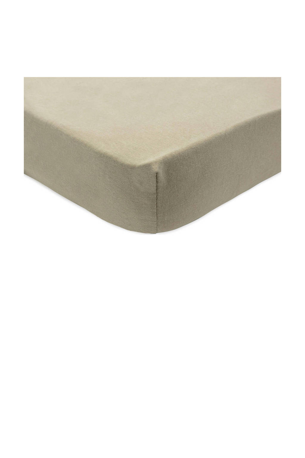 katoenen jersey wieg hoeslaken 40/50x80/90cm - set van 2 Olive Green