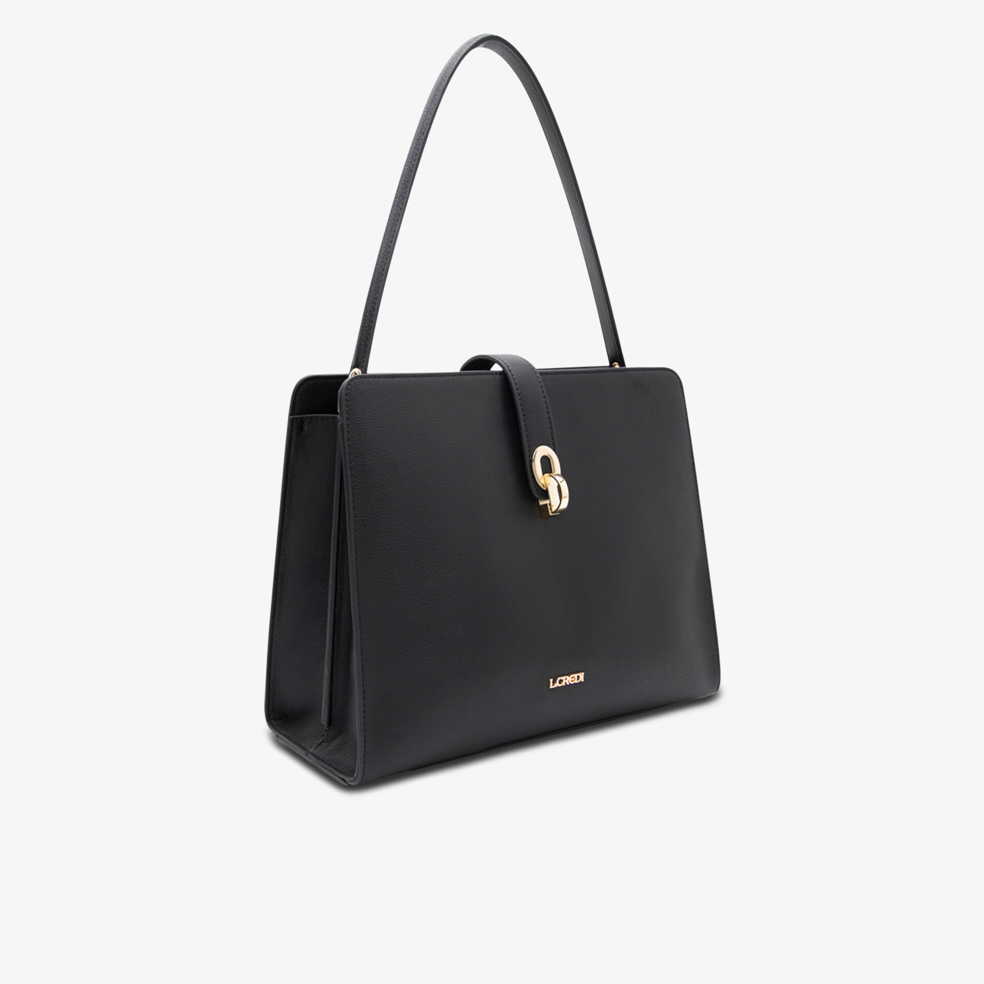 L.CREDI Damen Handtasche schwarz