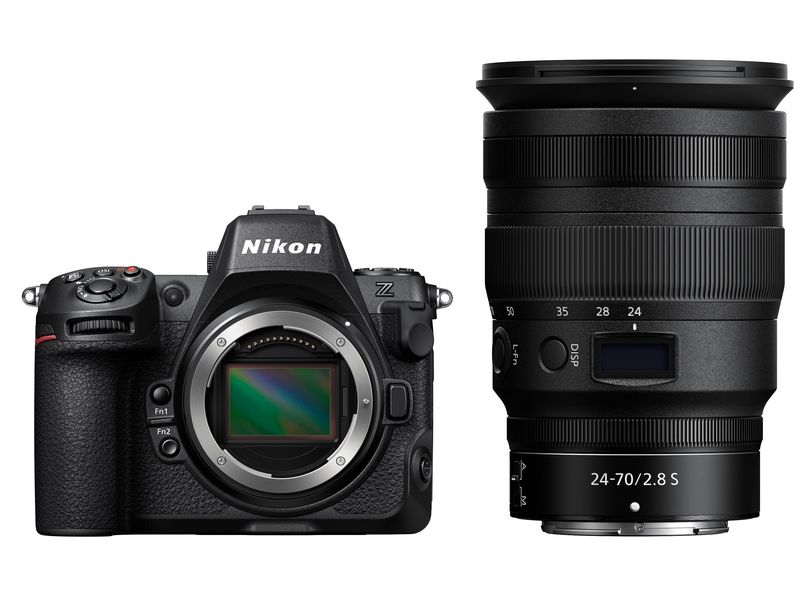Nikon Fotokamera Z8 24-70 KIT Vollformat-Hybridkamera mit professionellem f/2.8 Standard-Zoomobjektiv