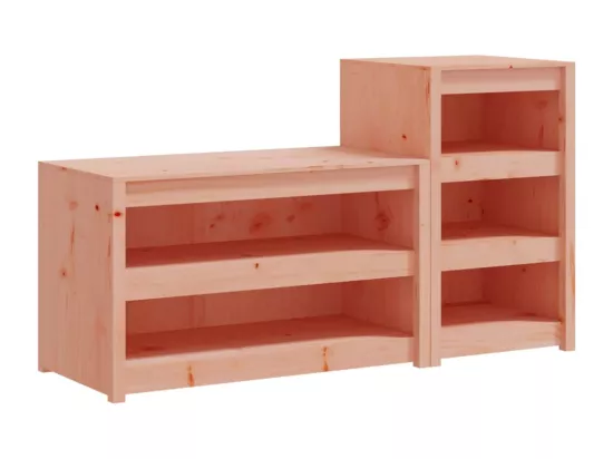 Armoires de cuisine d'extérieur 2 pcs bois massif douglas