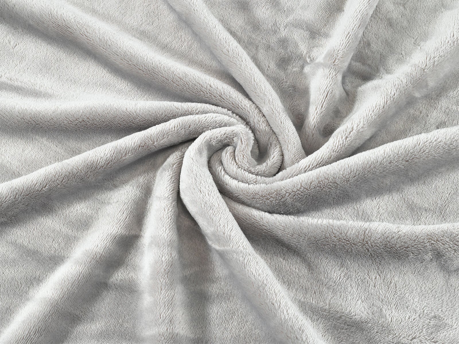 XXL-Flanell-Kuscheldecke silber, ca. 220x240 cm