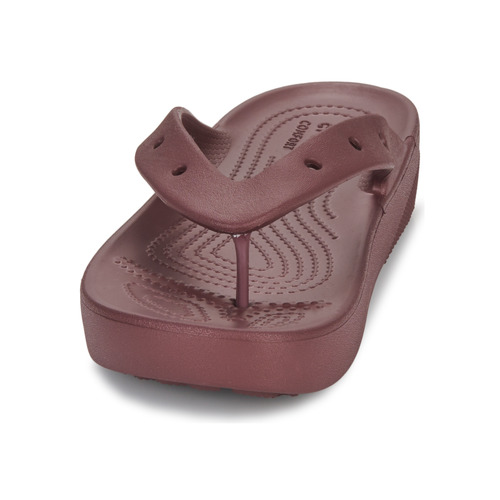 Crocs - Classic Platform Flip W Morado