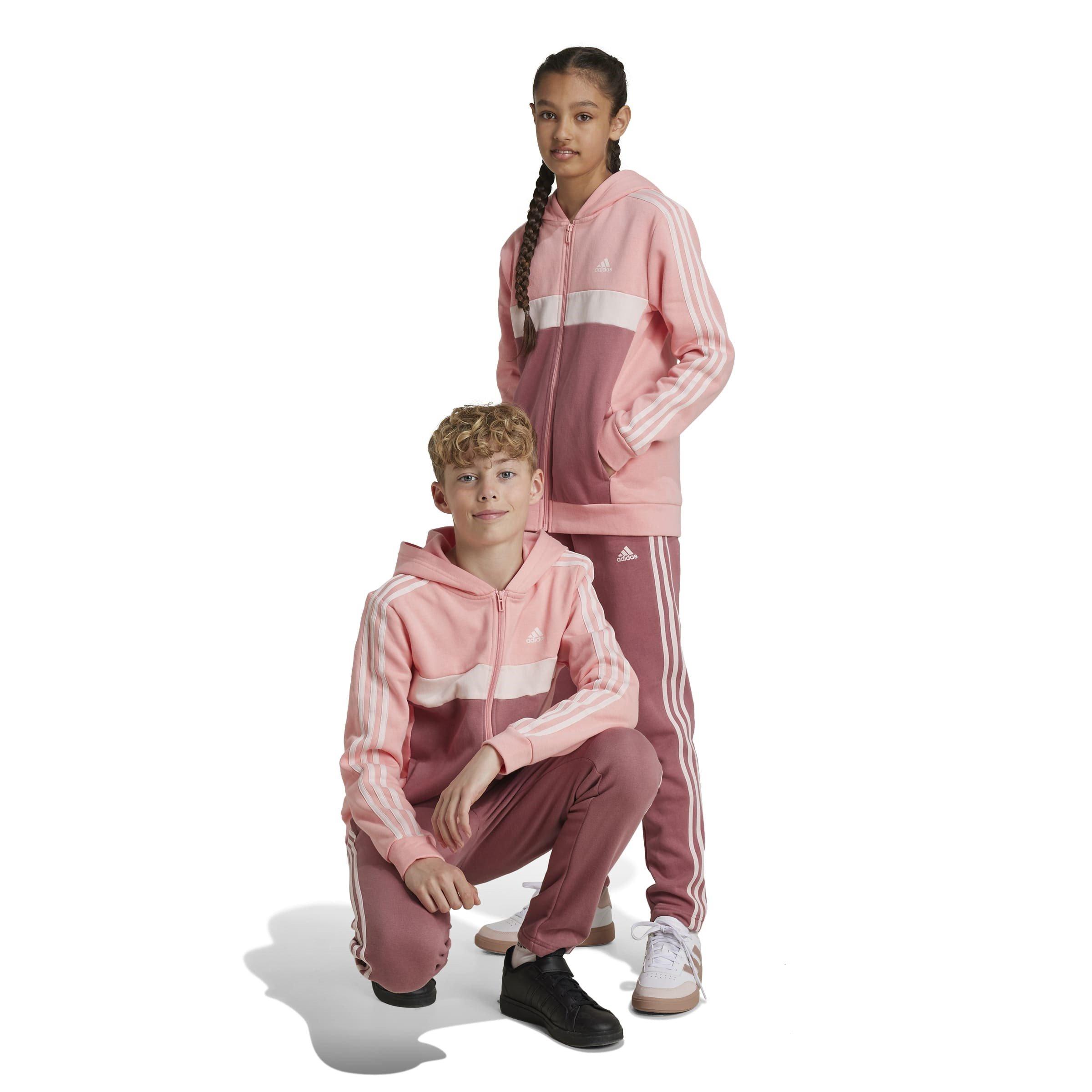 adidas 3S Tiberio Fleece Tracksuit Juniors