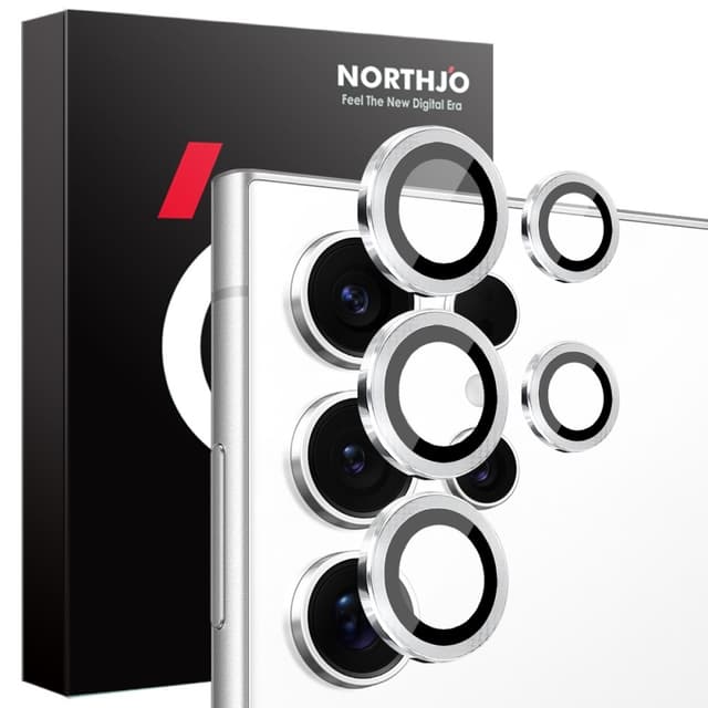 NORTHJO til Samsung Galaxy S25 Ultra Hærdet Glas Kameralinsebeskytter