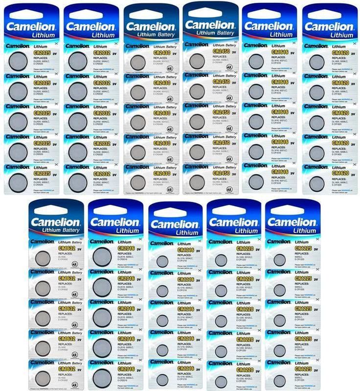 CR2450 lithium Knoopcel blister 5