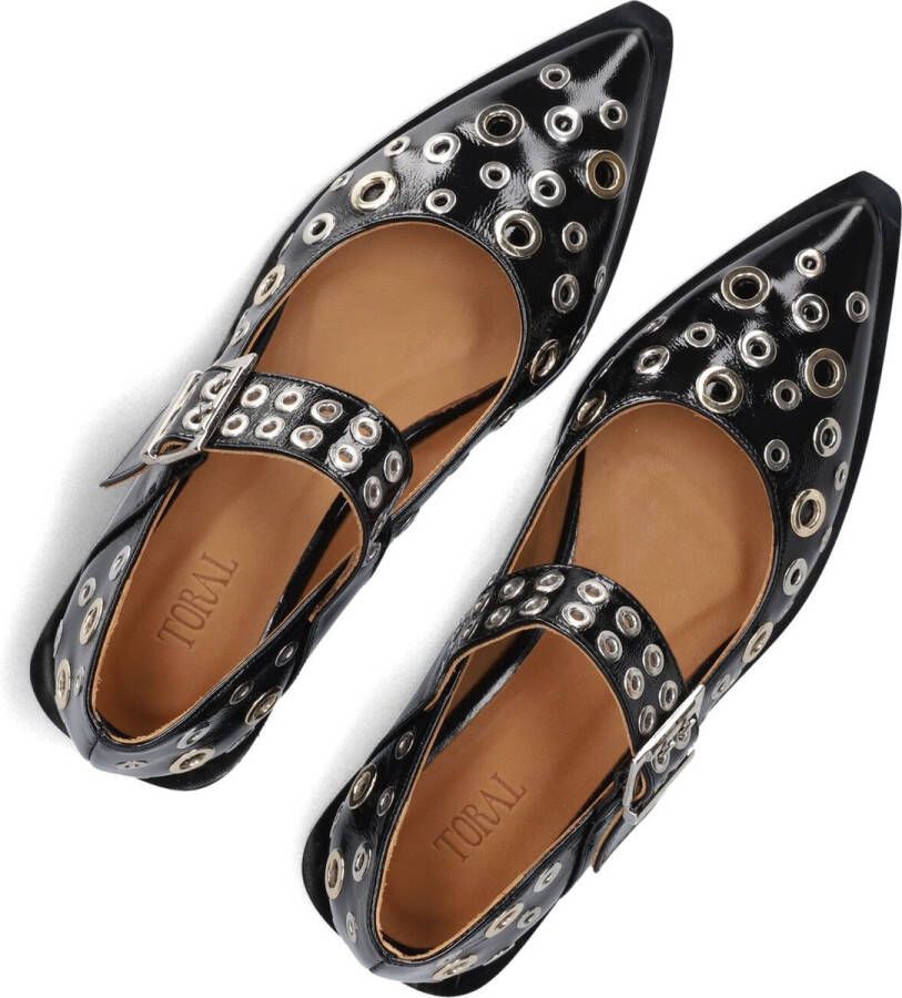 TORAL Ballerina Dames Cher Maat: 38 Materiaal: Lakleer Kleur: Zwart
