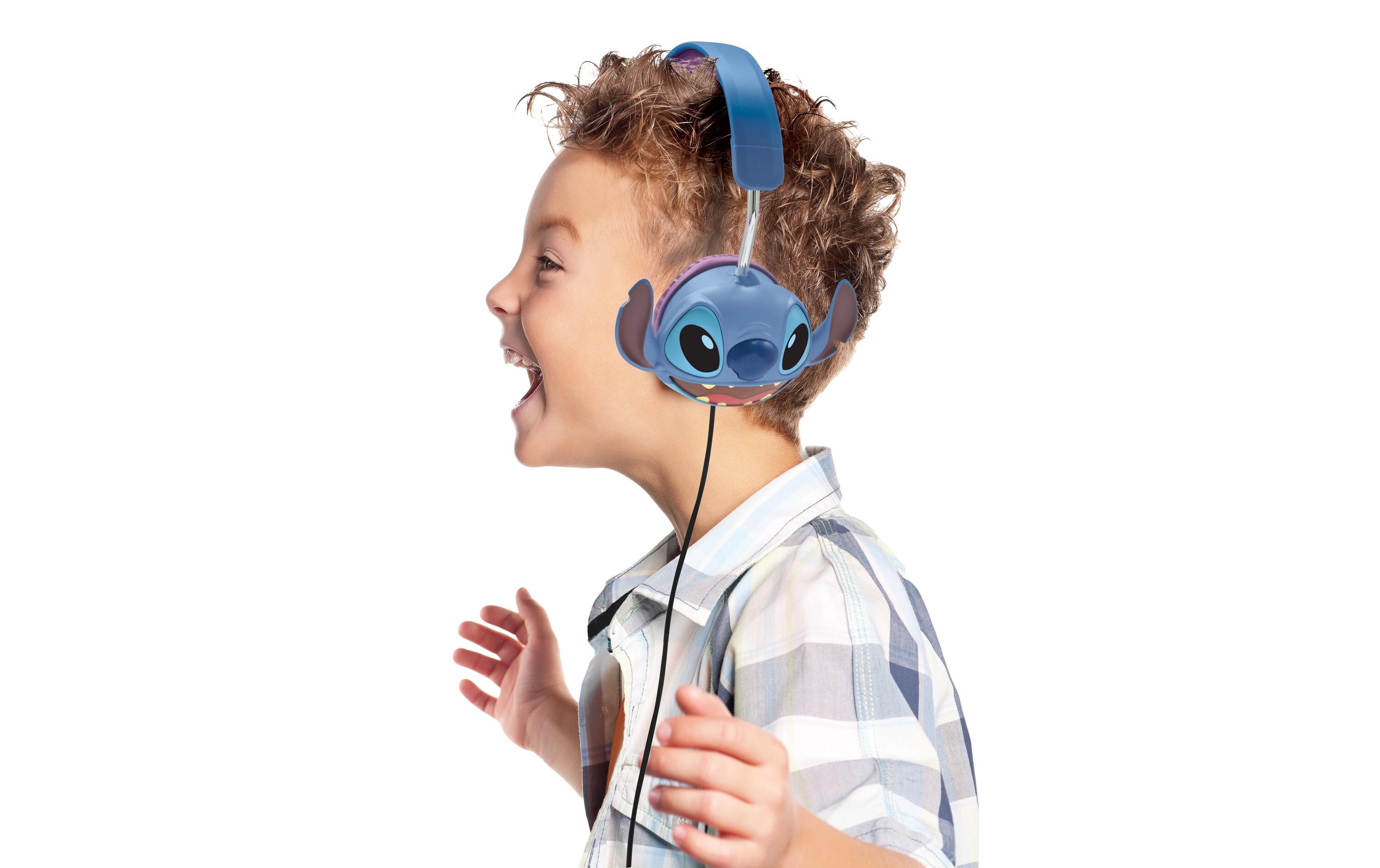 Kinderkopfhörer Stereo StitchZusammenklappbare, kabelgebundene Stereokopfhörer