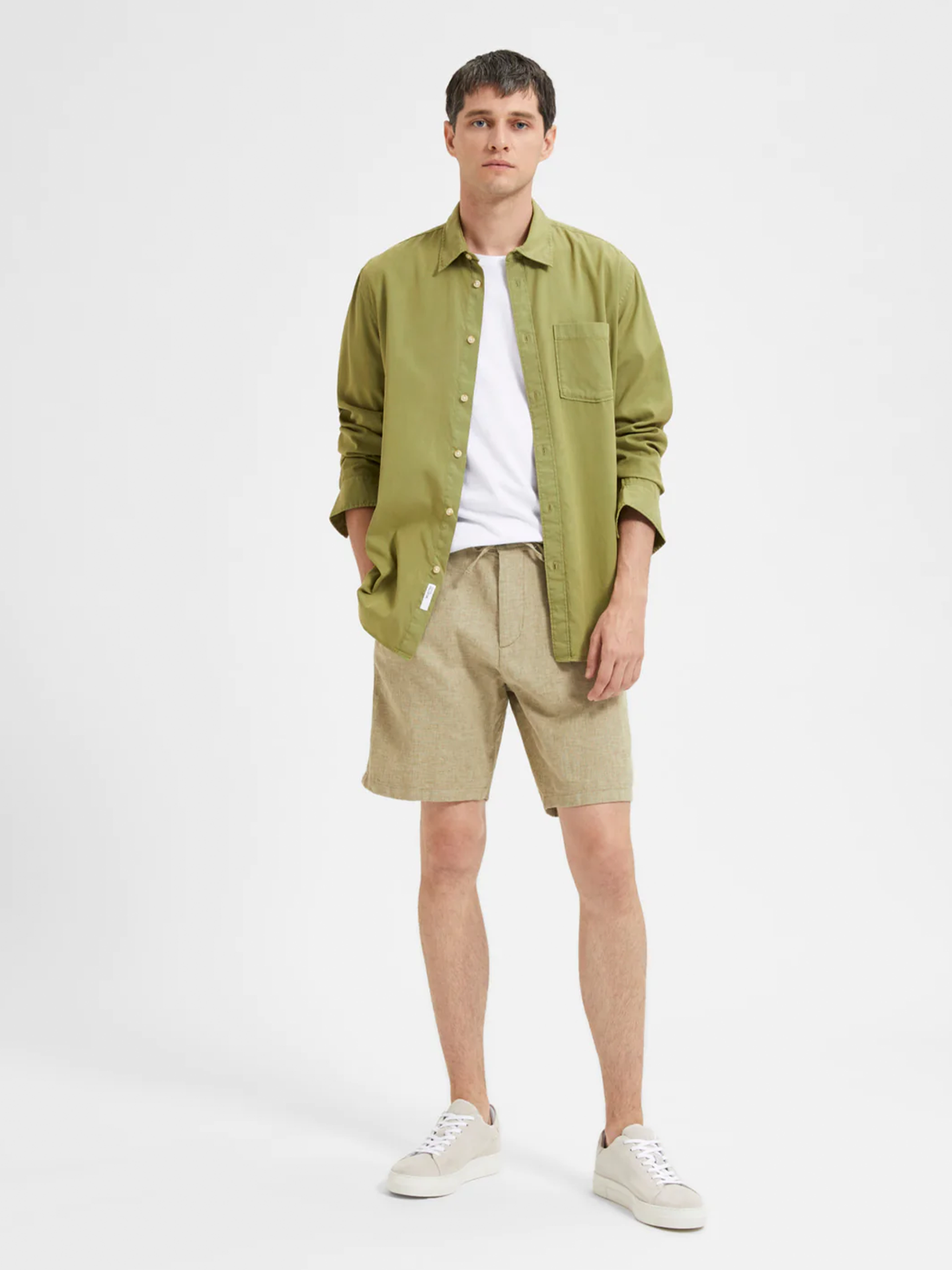 Regular Brody Linen Shorts