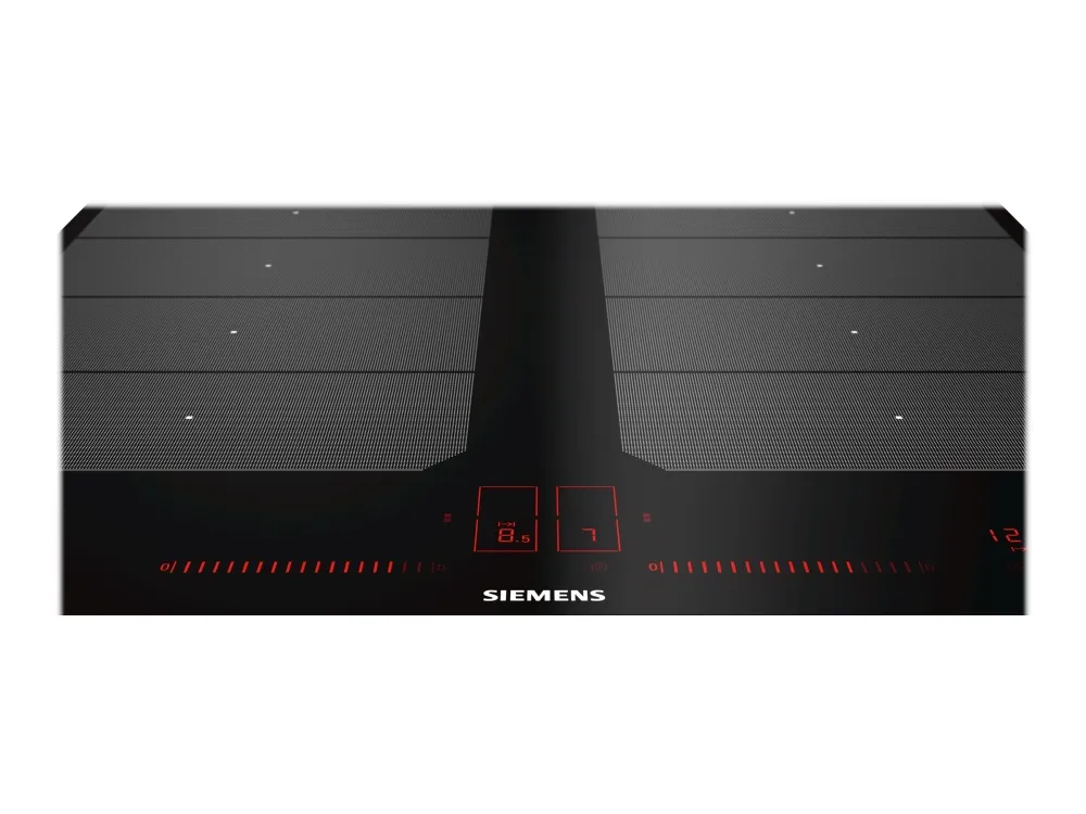 Siemens iQ700 EX601LXC1E - Induktions kogeplade - 4 plader - Niche - bredde: 56 cm - dybde: 50 cm - sort