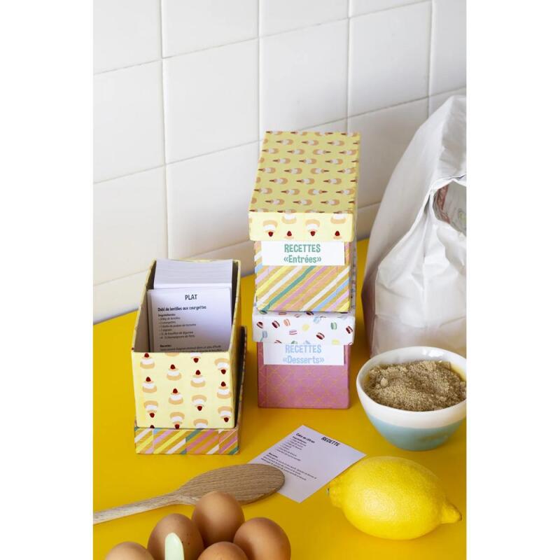 Assortiment 4 papiers foil Boudoir gourmand - Assortiment