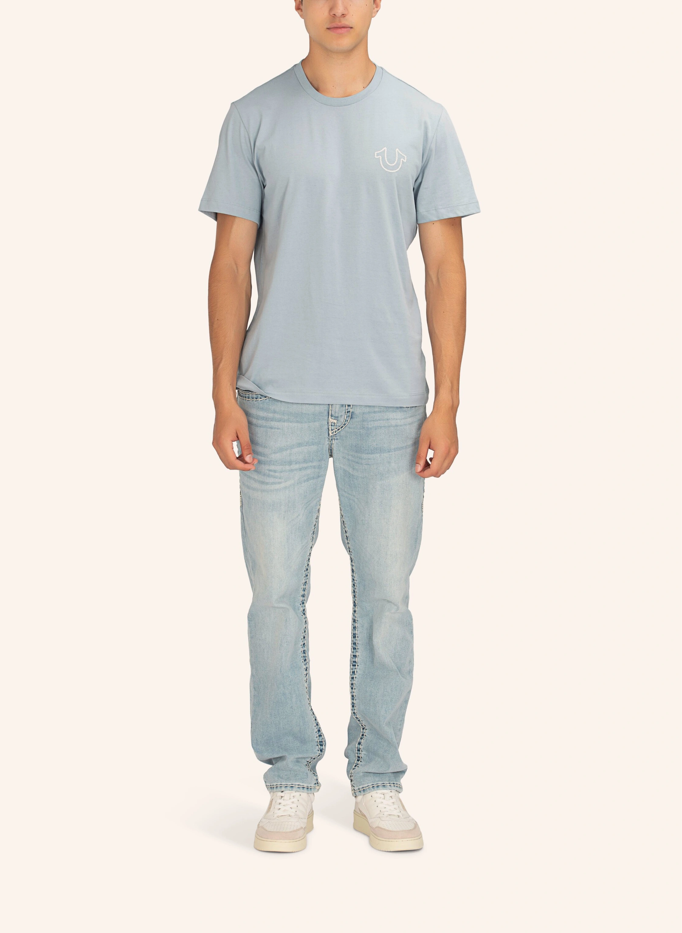 TRUE RELIGION T-Shirt LADDER Print