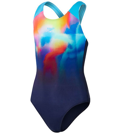 Speedo Bådedragt - Digi Placement Splashback - Navy/Blue