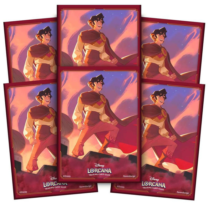 Disney Lorcana - Himmelsleuchten - Kartenhüllen - Aladdin