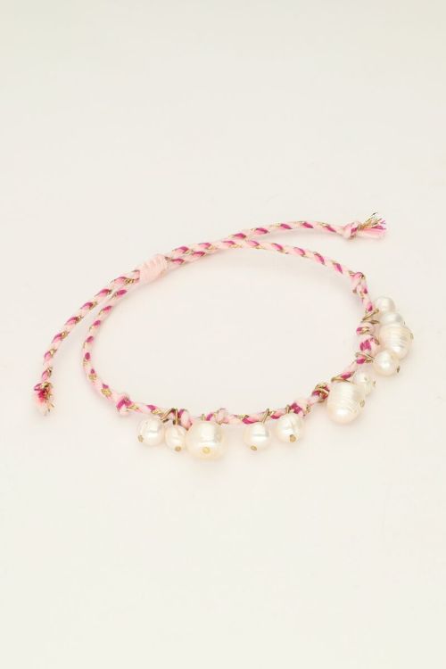 Island armband met parels