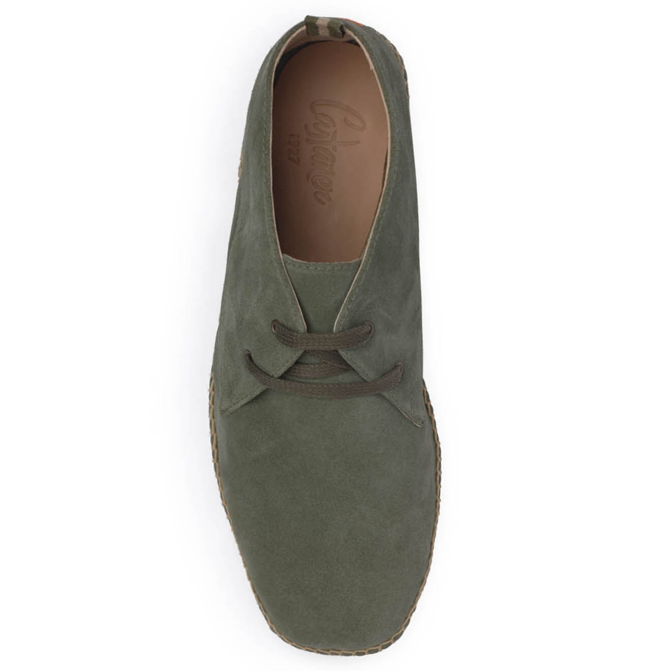 Castaner Chukka boots en Velours de Cuir Bruno olive