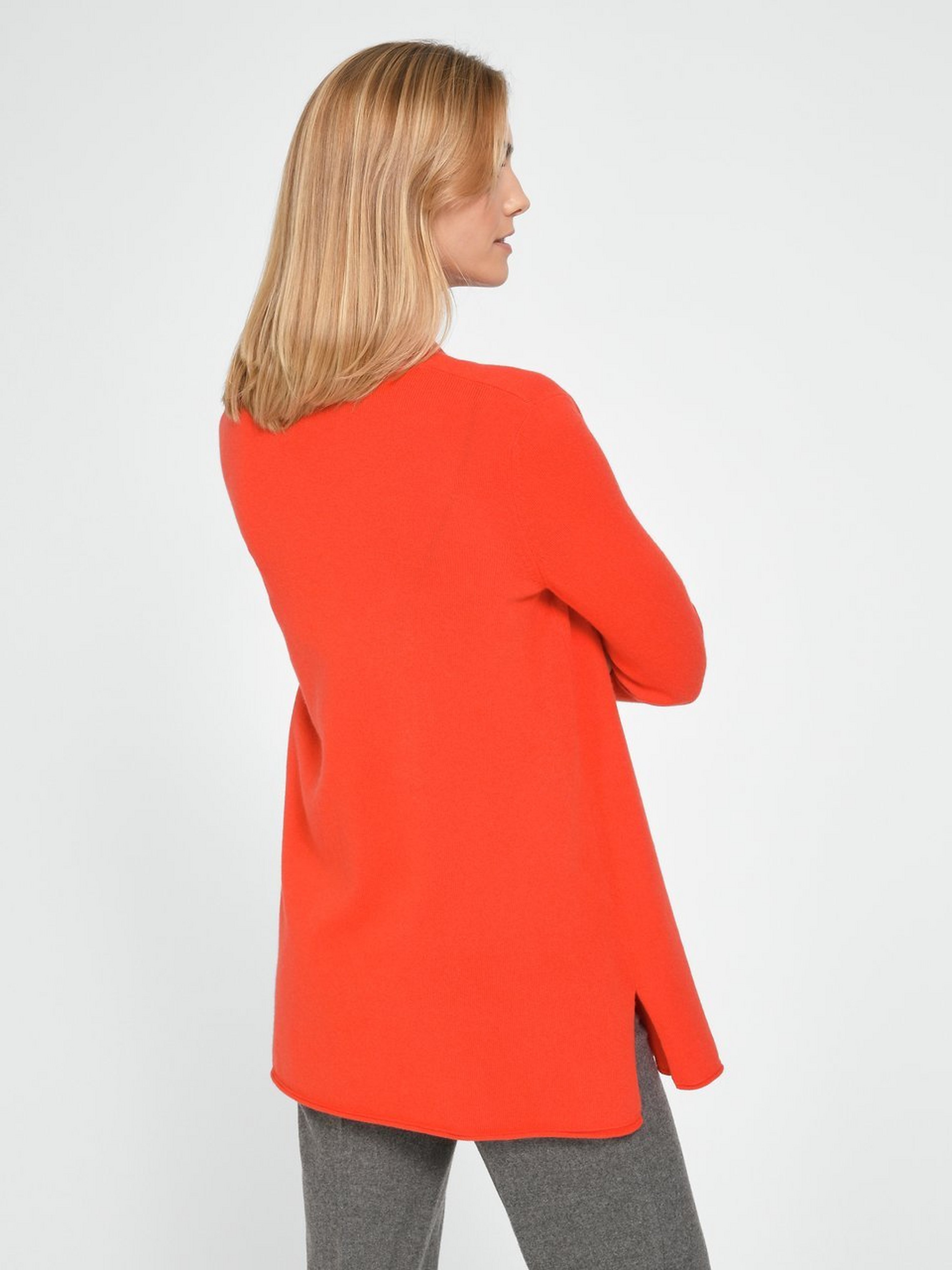 Strickjacke aus Schurwolle und Kaschmir