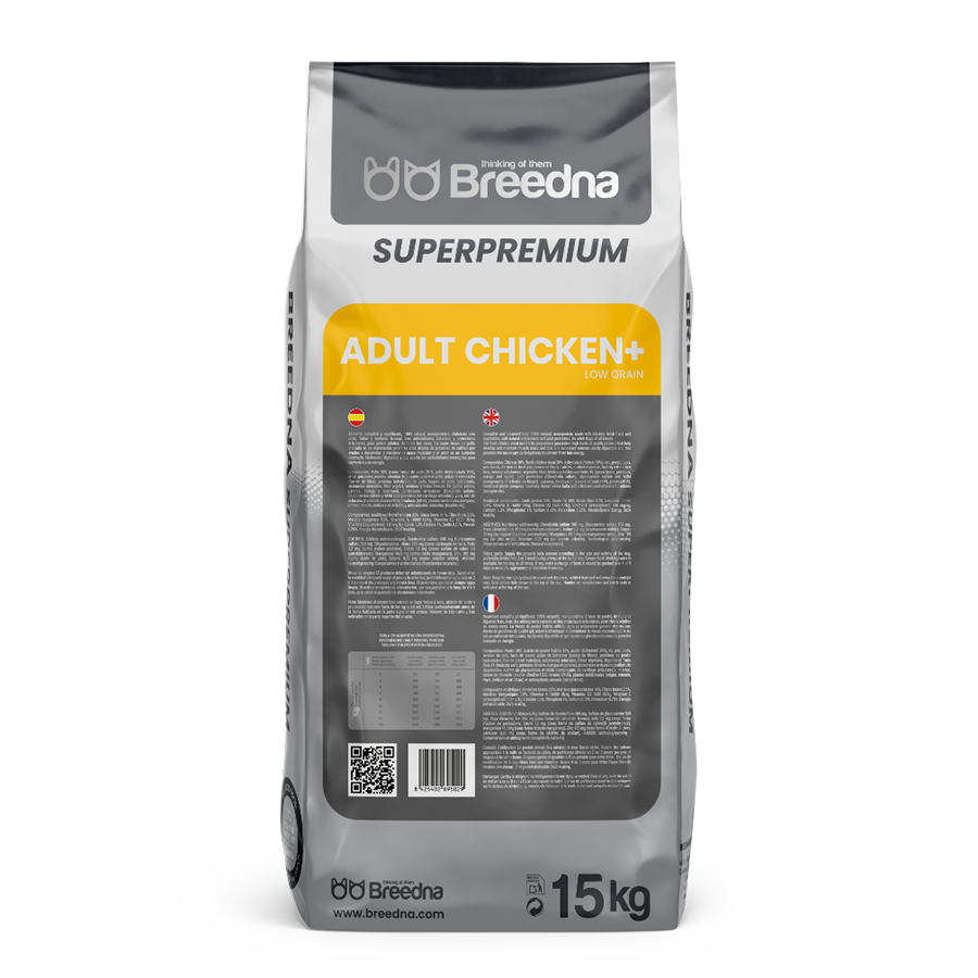 Ração Breedna Low Grain Chicken+ para Cães