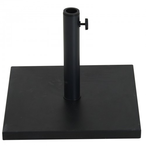 Suporte para guarda-chuva ajustável Outsunny, preto