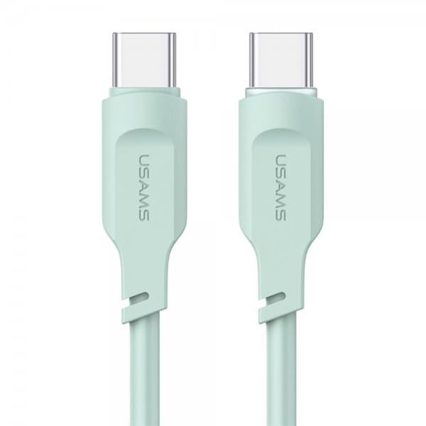 USAMS Kabel Lithe Series USB-C/USB-C 1.2 m Grön