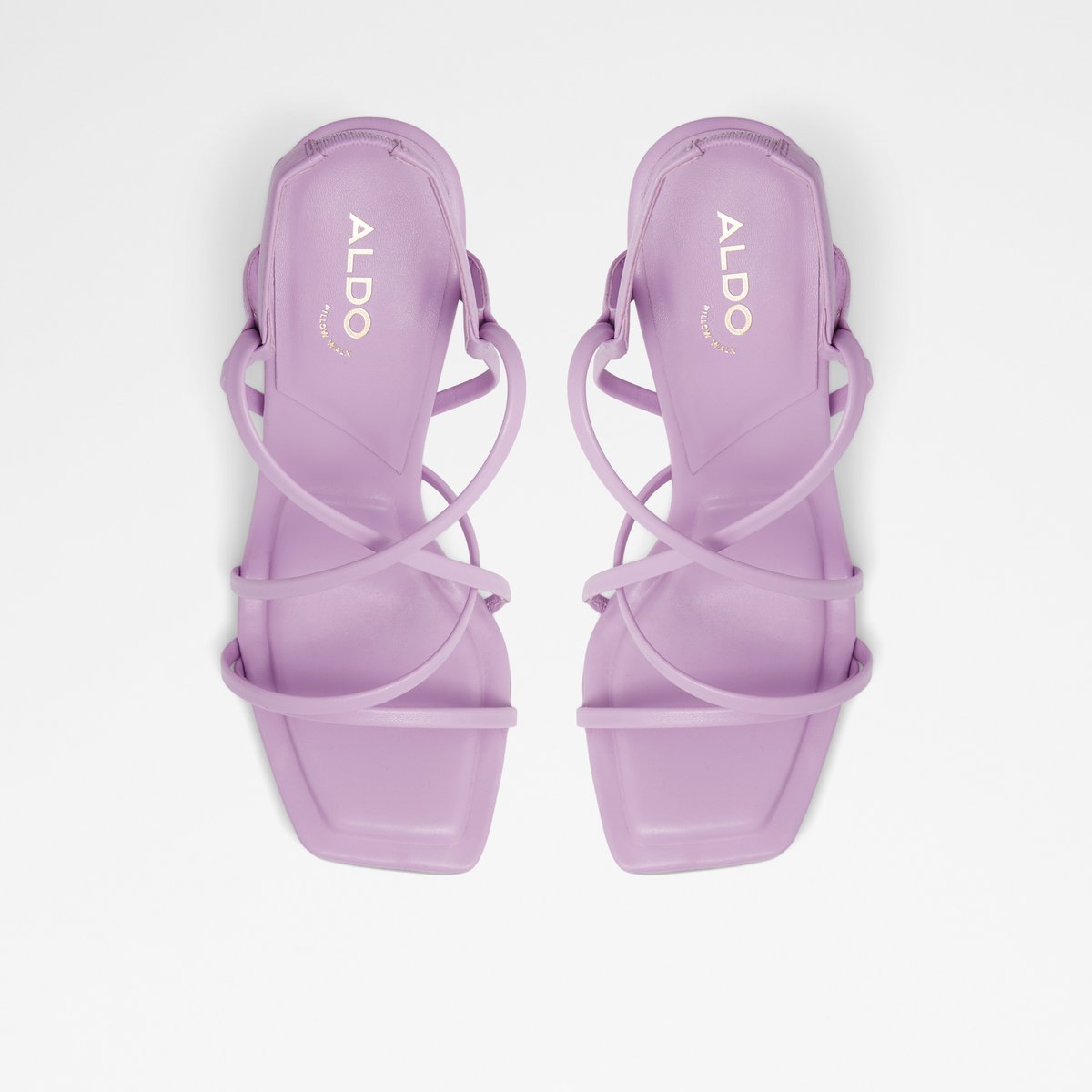 Amilia Bright Purple Women Heeled sandals