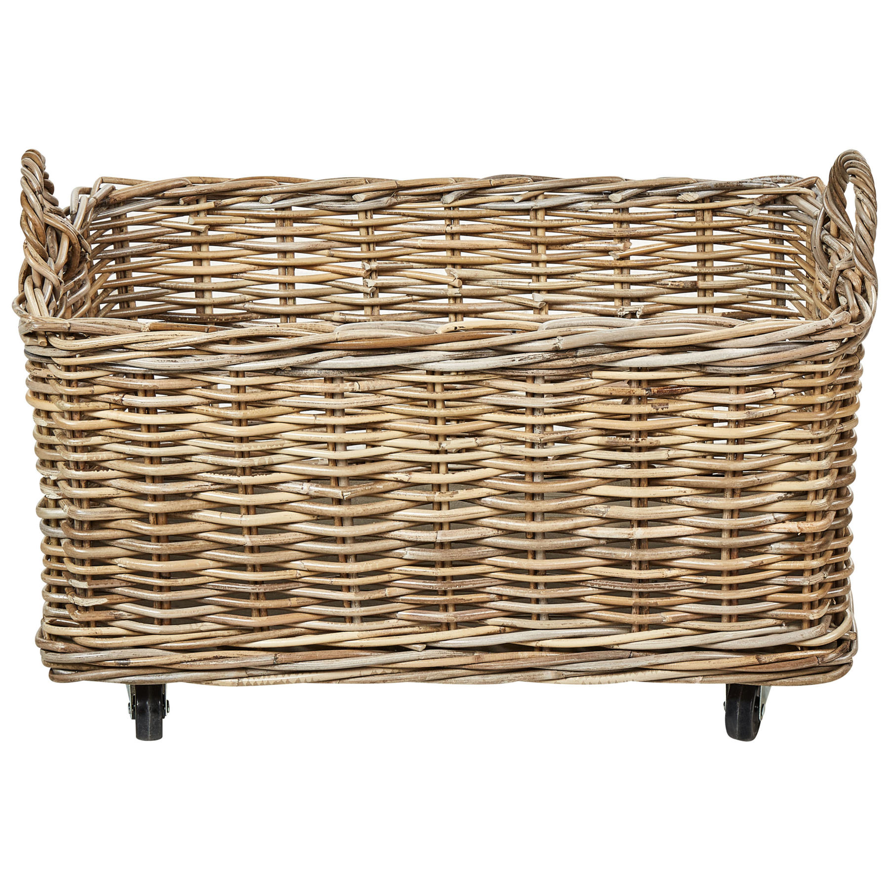 Beliani - KITIM - Manden set - Natuurlijk - Rotan