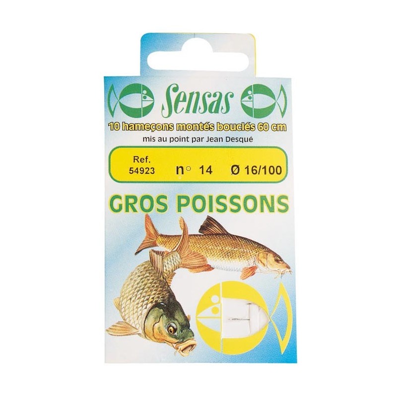 Hamecon Monte Coup Sensas Gros Poissons