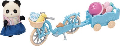 Sylvanian Families Lekesett Cycle & Skate Set Panda Girl