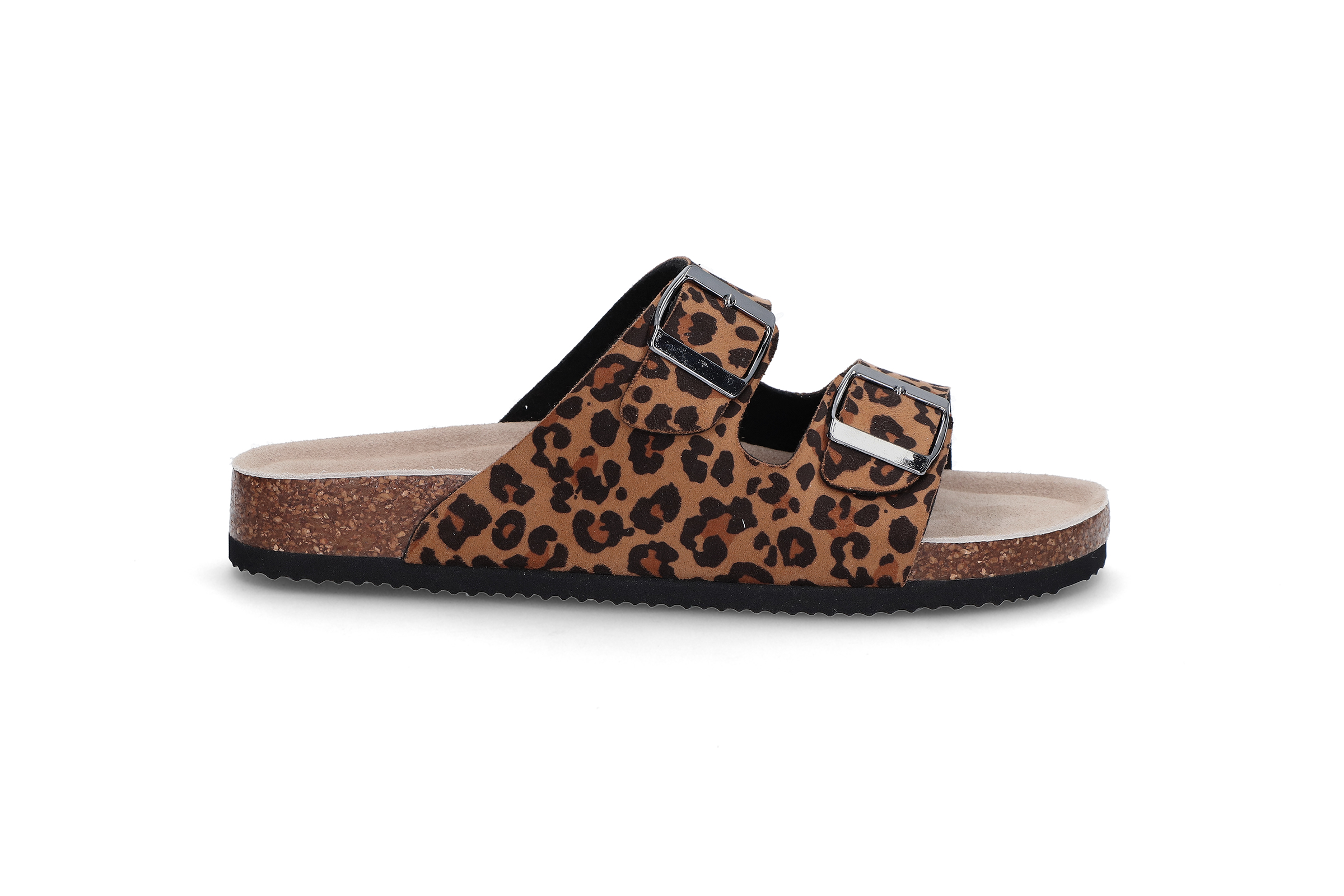 Fotseng sandal med leopard print