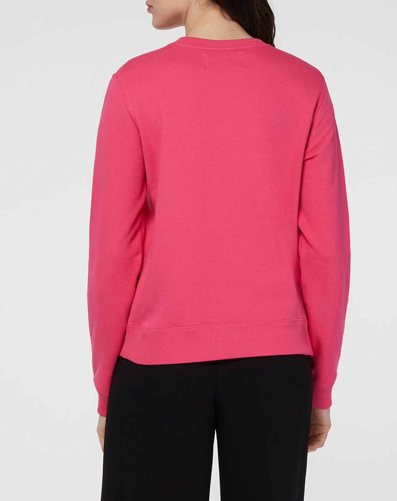 Calvin Klein Sweat Logo Brodé rose