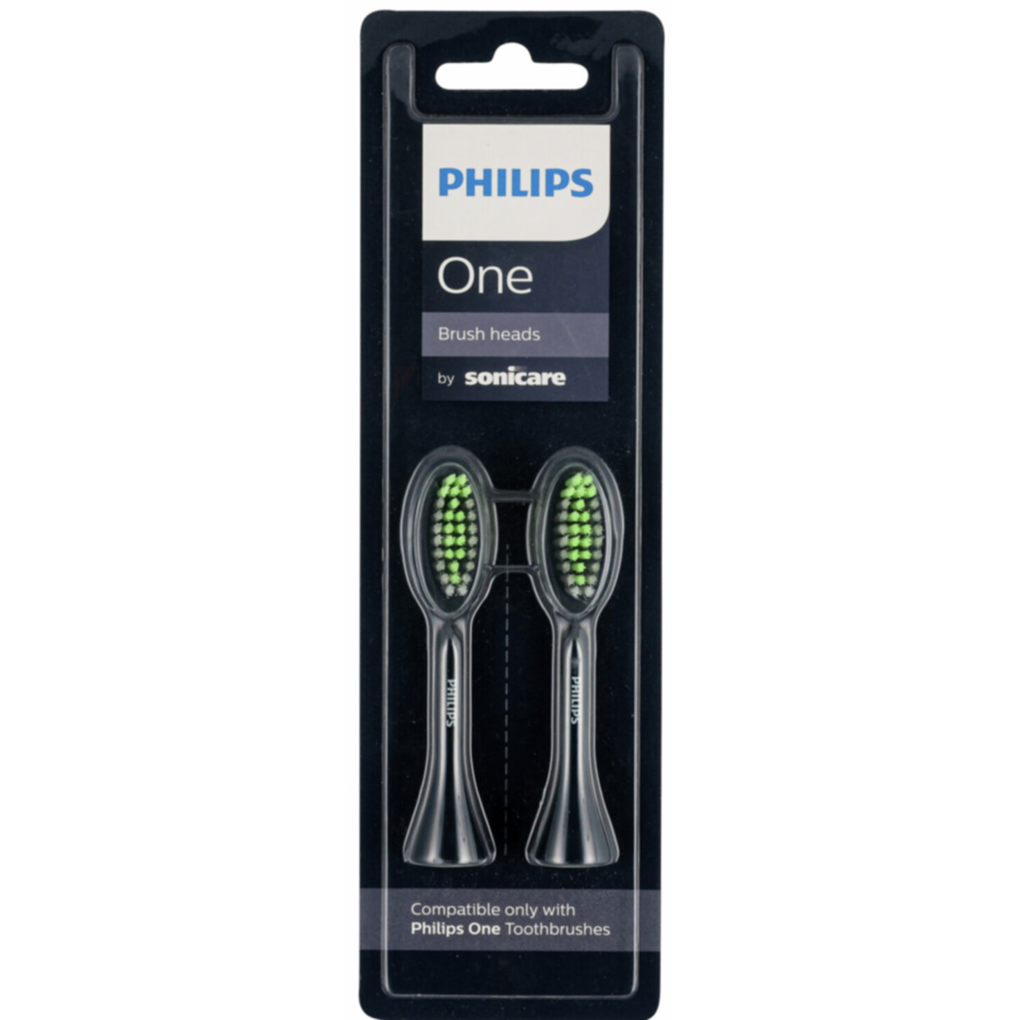 Bürstenkopf Philips One, 2er Pack, blau BH1022/04