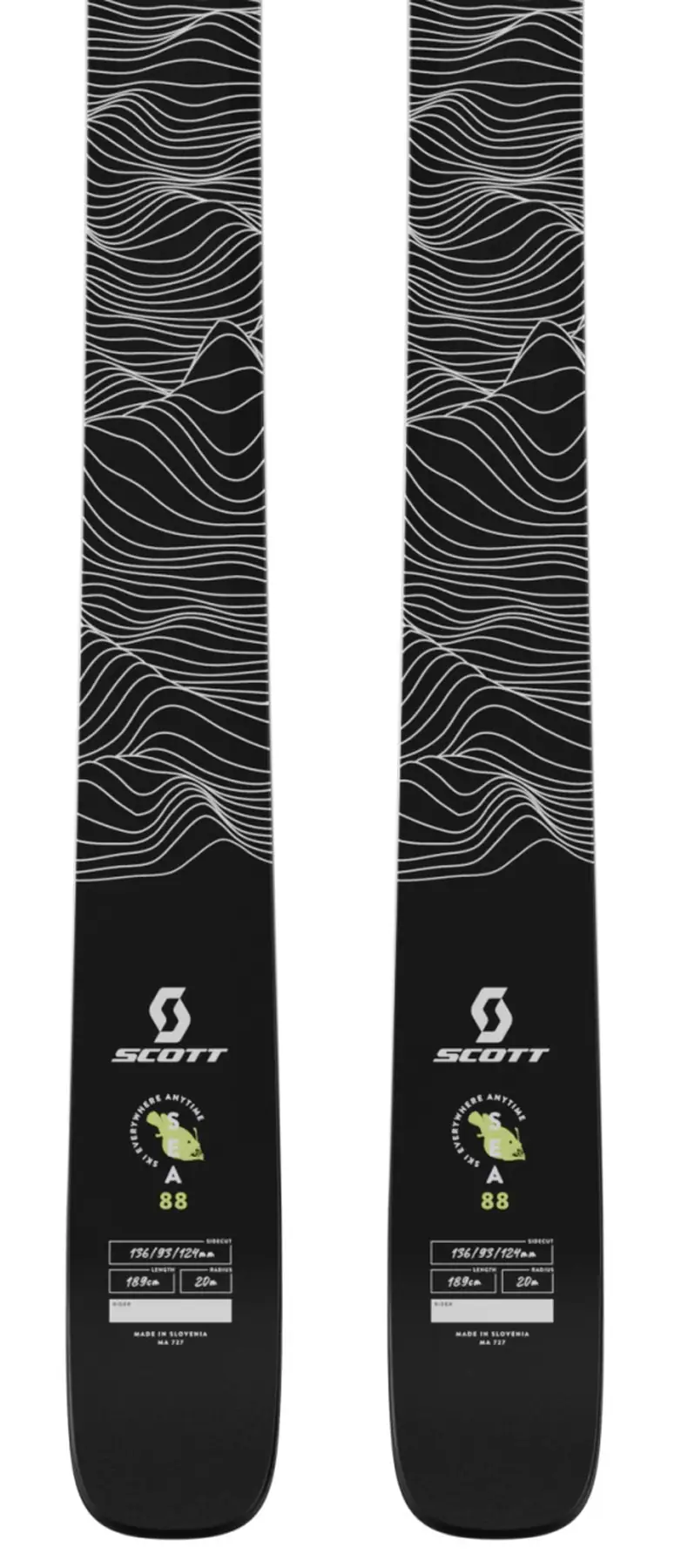Scott Sea 88 All Mountain-ski | SkatePro