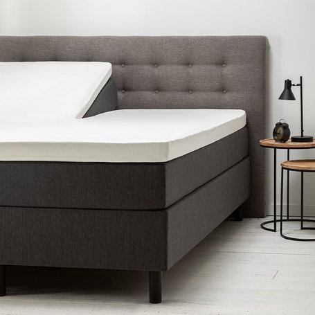 Hoeslaken Comfort Stretch - Splittopper - Wit