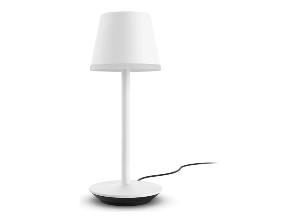 Philips Hue White and Color Ambiance Go - Bordlampe - LED - klasse G - 16 millioner farver - hvid, salviegrønt greb