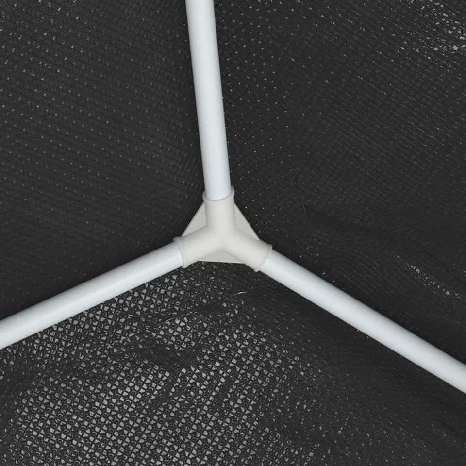 vidaXL - Partytent - Antraciet - Polyetheen