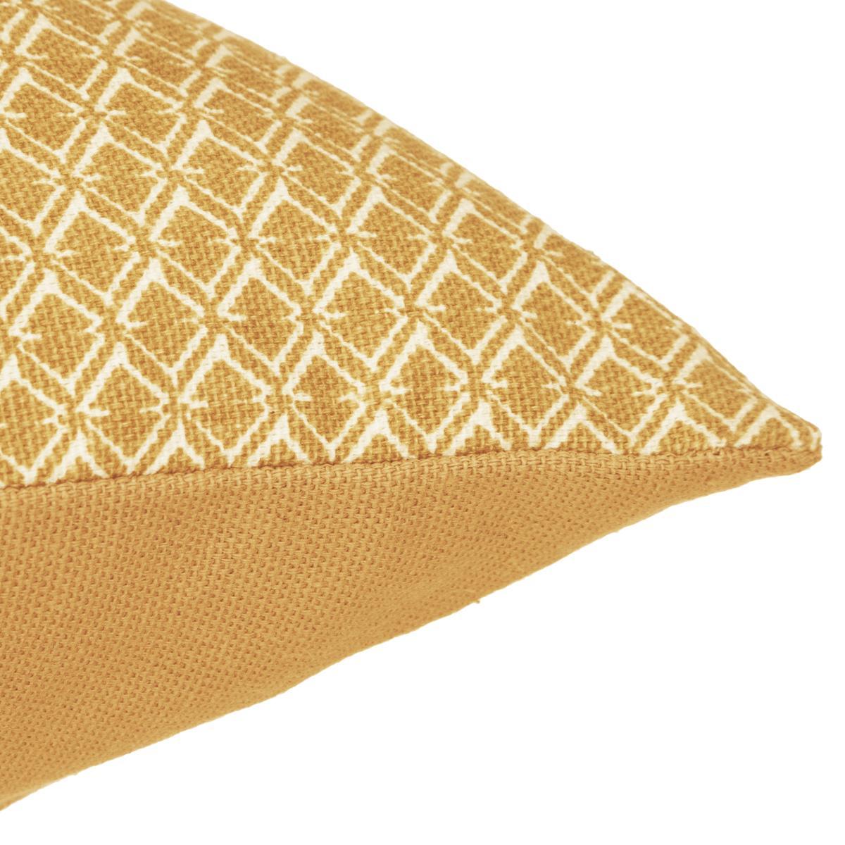 COUSSIN MOTIF OTTO OCRE 38X38CM