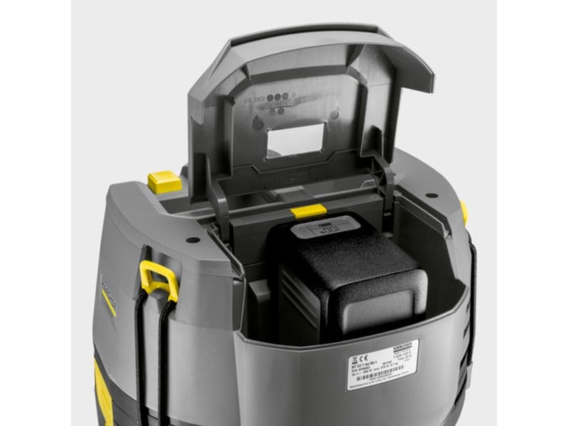Kärcher Professional Akku-Nass-/Trockensauger NT 22/1 Ap Bp Kompakter und vielseitiger Trockensauger für anspruchsvolle Nass- und Trockenanwendungen an Orten ohne externe Stromversorgung