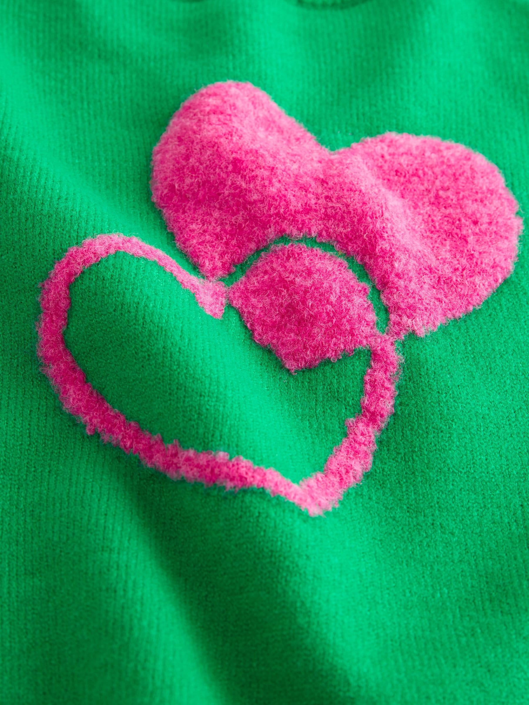 Groen - Trui met 'Love'-opdruk (3-16jr)