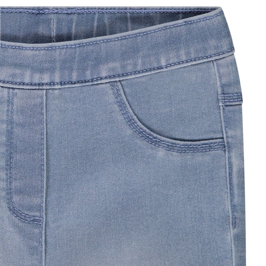 Jegging super strech en twill pour bébé fille - Bleu